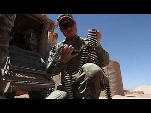 U S Army Soldiers in Action Live Gunnery Training with Tanks & Weapons