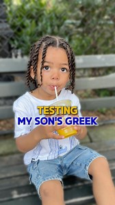 He got an A 😌🥳 #greekenglish #speakgreek #billingual #toddler | Greek Language Experts