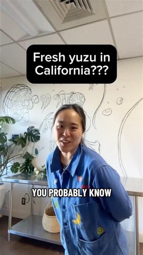 Ever seen fresh yuzu grown in California?