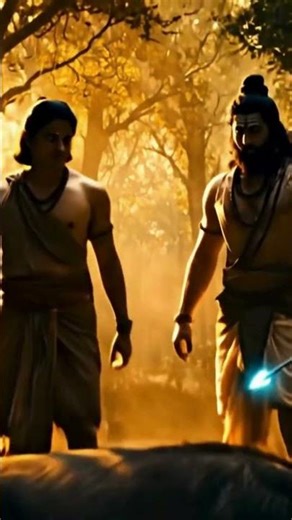 Arjuna vs Lord Shiva | How did Arjuna get the Pasupatastra? #mahabharatam #shorts