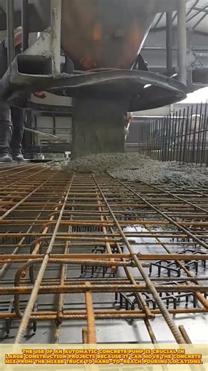 Hard Worker Pouring Concrete with Heavy Equipment #workprocess #satisfying