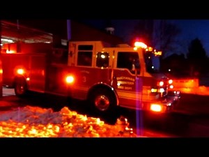 BVFD - Engine 3, Tanker 3, and Ladder 3 Responding