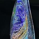 ASENTE 16 LED Multi-Color Light Stand Base- Lighted Acrylic Display, Crystal Display, Trophy & Art Hologram, 3D Pedestal Stand for Crafts, & Other Special Centerpieces, 4.5V AC/USB Adapter, Matte Black