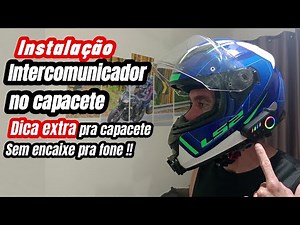 How to install an intercom on your helmet step by step, including helmets without a headset slot