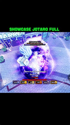 showcase jotaro anime guardians #animeguardians #animevanguards #animeadventures #jotaro