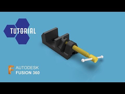 How to design a bench vice in Autodesk Fusion 360 | Tutorial for beginners