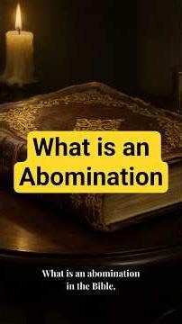 What is an abomination