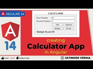 Calculator App in Angular Step by Step | Taking user input | Adding Events