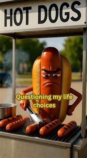 POV: You're a Hot Dog Running the Hot Dog Stand... And Cooking Hot Dogs 😳🌭 #viralshorts #memes #fyp