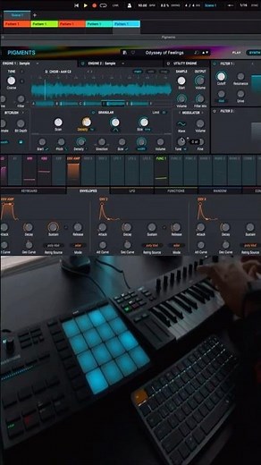 Arturia Pigments 6 + Maschine Mikro MK3 Beat making 🛸