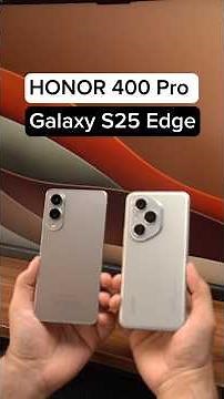 🚨🚨 مقارنة هونر 400 برو VS جالكسي S25 ايدج !! أفضل الهواتف🔥🔥 Galaxy S25 Edge 🆚 HONOR 400 Pro 📱🔝