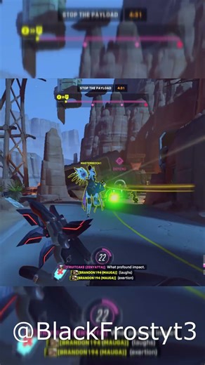 Genji multi-kill Pt. 3 #agblackfrost #overwatch2 #gaming