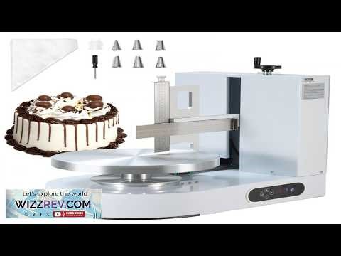 VEVOR Automatic Cake Icing Machine Quiet & Adjustable