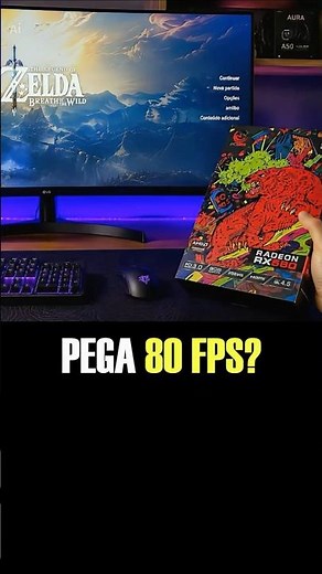 I PLAYED Zelda BOTW on the RX 580 using #cemu #zeldanintendo #pcgaming #gaming