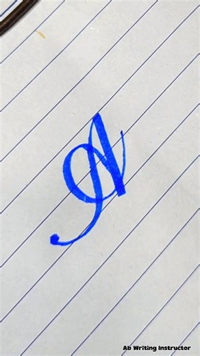 3K views · 1.5K reactions | Learn how to Write Capital A✍❤ . . . . . . . #lettering #calligraphy #alphabet #abcd #reelsvideoシ #fbreelsvideo #foryoupagereels #foryoupageシ #penmanship #capital #letters #instagram #capitalletters #calligraphylettering #calligraphymasters #calligraphypractice #edit #art #artist #handwritten #Letters | AB Writing Instructor | Facebook