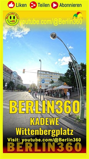 #Berlin360 #KaDeWe #Wittenbergplatz #BerlinIn360 #VisitBerlin #BerlinBiking #BerlinPOV #Berlinonbike