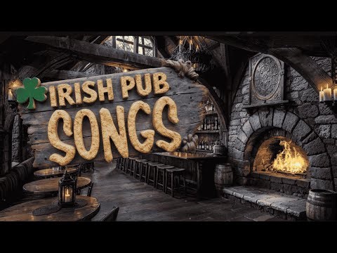 Irish Pub Music 🍀 Cozy Celtic Folk Session by the Fireplace