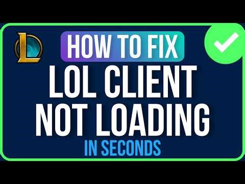 LEAGUE OF LEGENDS CLIENT NOT LOADING [FIXED] | League of Legends Not Opening Stuck on Logo Problem