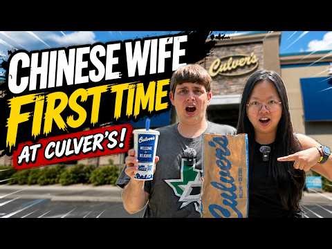 I Took My Chinese Wife To Culver's And This Happened!