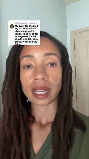 Replying to @Jenny An elevated FSH or follicle stimulating hormone means low estrogen. #menopause #menopausedoctor #perimenopause #bhrt #postmenopause #estrogen