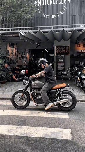 Triumph Street Twin với SCMC Kit plug&Play 🔥🔥🔥 #scmc #saigonclassic #streettwin #custom #triumph