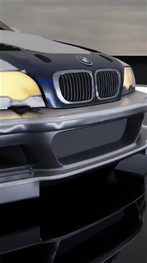 bmw m3 gtr (need for speed most wanted) [blender]