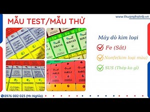 MẪU TEST/MẪU CHUẨN/MẪU THỬ MÁY DÒ KIM LOẠI