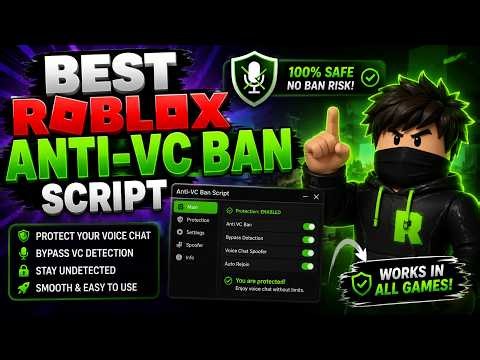 𝖡𝖾𝗌𝗍 Roblox ANTI-VC BAN Script
