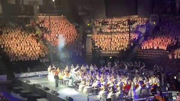 3000 Belfast children sing for joy, hope, peace and love at the SSE Arena for #peaceproms24 with the incredible Lauren Murphy and the awesome Cross Border Orchestra of Ireland 🕊️🕊️🕊️🕊️🤍🤍🤍🤍 | Peace Proms - Cross Border Orchestra of Ireland