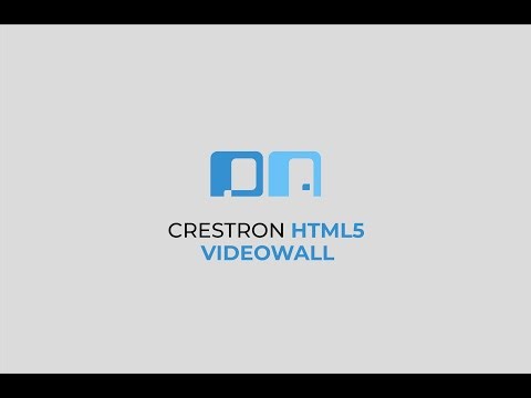 Digital Automation Crestron HMTL5 Video Wall