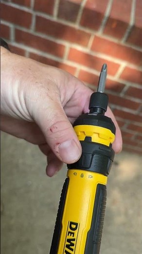 DeWalt cordless USB rechargeable screwdriver! #tools
