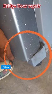 Fridge door repair/#repair/#reels/#reelsfb/#trending/#vairal | Simple solutions