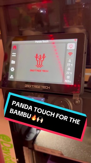 Lets set up and install the PANDA TOUCH FOR THE BAMBU🔥🙌🏻 big thanks to bigtreetech for sending this out to me!🙂#3d #3dprinting #3dprint #3dprinter #3dprinted #fyp #fypシ #viral #zxycba #3dprints #3dprintinglife #3dprintingtiktok #3dprintingfail #3dprintingnerd #3dprintingtips #3dprintingideas #bambu #bambulabs #bambup1p #asmr #3dprintingasmr #satisfying #satisfyingvideo #pandatouch #bigtreetech #touchscreen #awesome