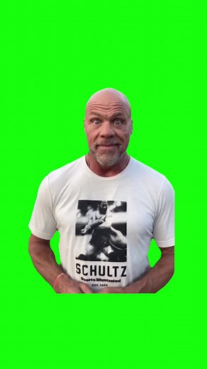 Kurt Angle 1,000-Yard Stare | Green Screen #kurtangle #meme #memecut #baldguy #wrestler #memes #viral #fyp
