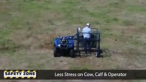 Built for more than a decade, the Safety Zone Calf Catchers are designed to enable cattlemen of all ages to process calves with increased efficiency & safety. Visit the website for more information. | Safety Zone Calf Catchers