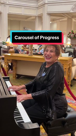 Carol #live #entertainment #carouselofprogress #waltdisneyworld #piano #grandfloridianresort @HighScoreKevin