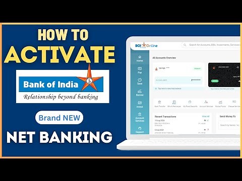 How To Activate Bank of India (BOI) Net Banking Online | BOI Internet Banking Registration