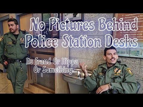 No Pictures At The Police Station - First Amendment Audit