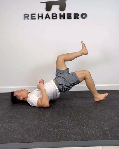 Glute Bridge March - Beginner glute strengthening exercise