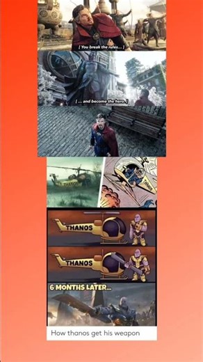 Thanos Weapon Origin Story (Marvel Meme) #marvel #marvelmemes #thanos #trending #shorts #yt #mcu