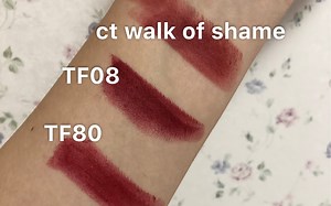 无滤镜试色，无美颜，iphone后置 TF80，TF08和ct的walk of shame值得同时拥有嘛？