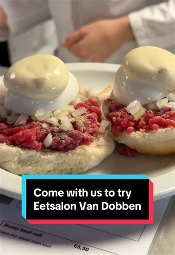 Exploring Filet Americain at Eetsalon Van Dobben