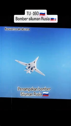 TU-160 bomber siluman Rusia 🇷🇺#reels #fyp #TU-160 #rusia #bomber | Kuswanto Cakra Buana