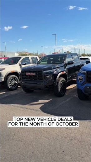 Top New Vehicle Deals For The Month Of October