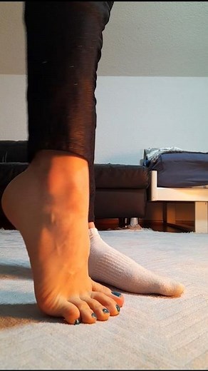 Boy dirty white socks 😝 ASMR soft feet #asmr #foot #pedicure