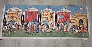 Schoenhut Circus Sideshow Banner Print: Vintage Carnival Decor (51x20.5 Inches) - Etsy