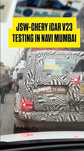 Spotted: JSW-Chery iCar V23