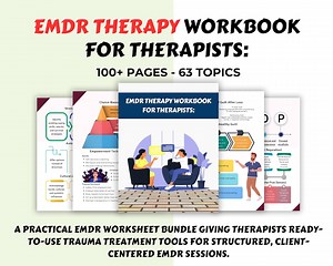 Ensemble de thérapie EMDR PDF | Feuilles de travail et outils pour le traitement des traumatismes | Guide d'étude EMDR | Ressource pour thérapeutes | - Etsy France