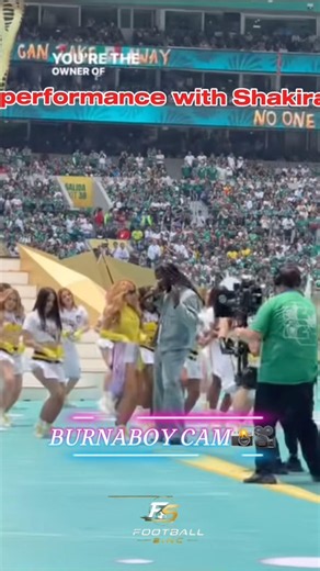 World Cup opening ceremony 🎉 Burnaboy Cam📸🎥 #worldcup2026 #burnaboy #shakira