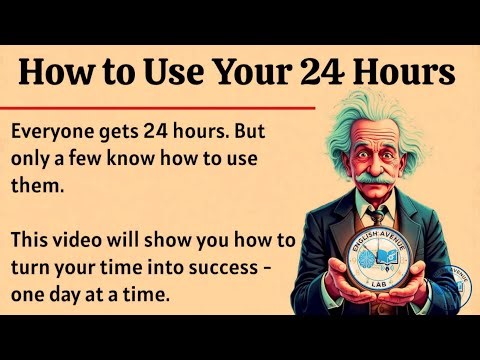 How To Use Your 24 hours || Graded Reader || Improve Your English Fluency ✅️